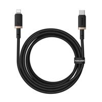 Baseus Dura Type C snellaadkabel voor iP 20 W 2 m Zwart, Goud