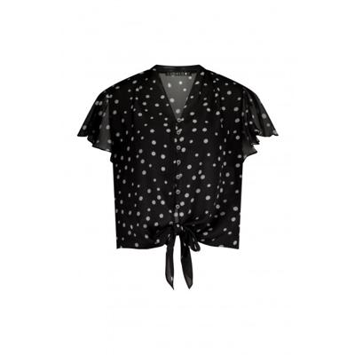 Label Dot - Zwart | Dames | Blouse | Zwart | 38 | regular | Kamst mode