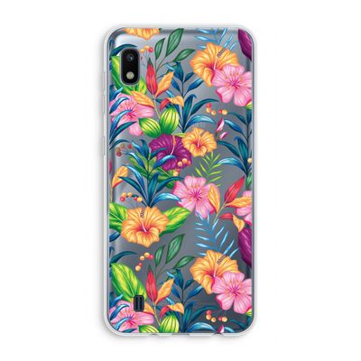 Tropisch 2: Samsung Galaxy A10 Transparant Hoesje
