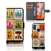 Samsung Galaxy M11 | A11 | Flip Cover | Postzegels