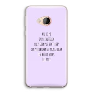Relatief: HTC U Play Transparant Hoesje