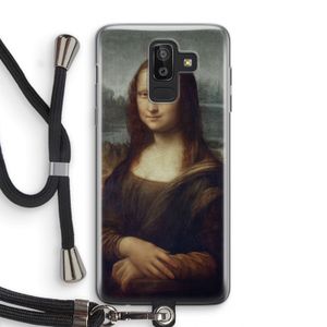 Mona Lisa: Samsung Galaxy J8 (2018) Transparant Hoesje met koord