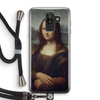 Mona Lisa: Samsung Galaxy J8 (2018) Transparant Hoesje met koord
