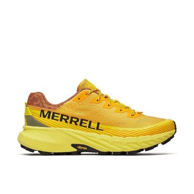 Heren trail hardloopschoenen (berglopen) Merrell Agility Peak 5 Geel Schoenmaat 45