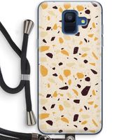 Terrazzo N°13: Samsung Galaxy A6 (2018) Transparant Hoesje met koord
