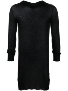 Rick Owens hoodie en maille fine LS - Noir