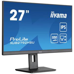 Iiyama XUB2792HSU-B6 Business LED-monitor Energielabel E (A - G) 68.6 cm (27 inch) 1920 x 1080 Pixel 16:9 0.4 ms HDMI, DisplayPort, Hoofdtelefoon (3.5 mm