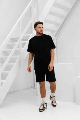 Malelions Monogram Towelling Zomerset Heren Zwart - Maat S - Kleur: Zwart | Soccerfanshop