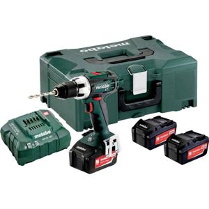 Metabo BS 18 LT SET 602102960 Accu-schroefboormachine 18 V 4.0 Ah Li-ion Incl. 3 accus, Incl. lader, Incl. koffer