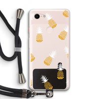 Ananasjes: Pixel 3 XL Transparant Hoesje met koord