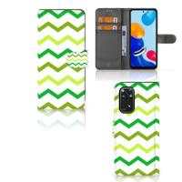 Xiaomi Redmi Note 11/11S | Telefoon Hoesje | Zigzag Groen