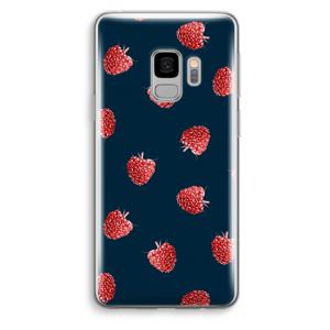 Framboosjes: Samsung Galaxy S9 Transparant Hoesje