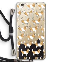 Doggy: Huawei Ascend P8 Lite (2017) Transparant Hoesje met koord