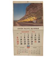 Union Pacific Railroad 1953 Kalender - Origineel Union Pacific Railroad 1953 Kalender - Origineel