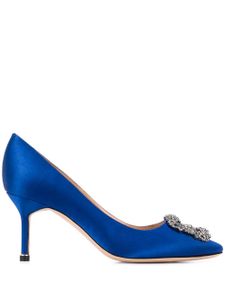 Manolo Blahnik escarpins Hangisi 70 - Bleu