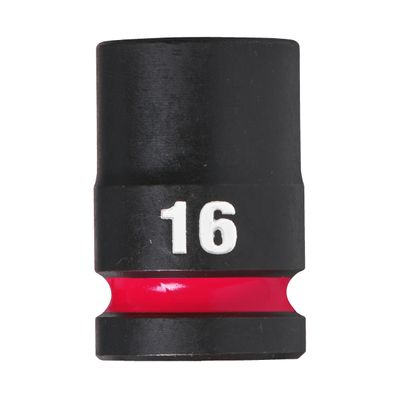 Milwaukee Accessoires SHOCKWAVE Krachtdop 1/2" kort 16 mm | 1 stuk - 4932480310