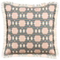 Beliani - DIANTHUS - Sierkussen - Grijs|Beige - 60 x 60 cm - Polyester