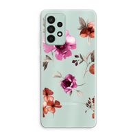 Geschilderde bloemen: Samsung Galaxy A52s 5G Transparant Hoesje