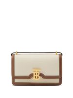 Burberry mini sac à bandoulière à design bicolore - Tons neutres