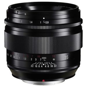 Voigtländer Nokton 35mm F/0.9 ASPH Fujifilm X zwart