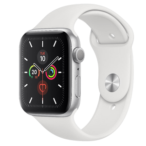 Apple Watch Series 5 OLED 44 mm Digitaal 368 x 448 Pixels Touchscreen 4G Zilver Wifi GPS