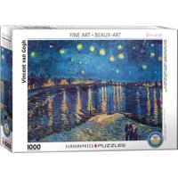 Eurografiek De Sterrennacht boven de Rhône - Vincent van Gogh (1000) - thumbnail