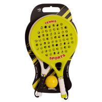 SET OF TWO RACKETS WITH BALL SOFTEE PLIO