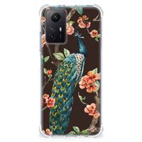 Xiaomi Redmi Note 12s Case Anti-shock Pauw met Bloemen - thumbnail