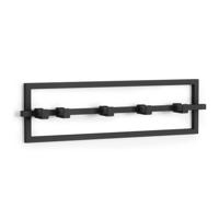 Umbra Cubiko handdoekrek 53x15x6cm met 5 haken zwart 1016881-040