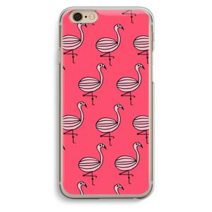 Flamingo: iPhone 6 / 6S Transparant Hoesje