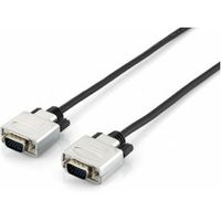 Equip 118864 VGA kabel 10 m VGA (D-Sub) Zwart, Zilver - thumbnail
