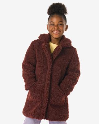 HEMA Kinderjas Teddy Donkerbruin (donkerbruin)