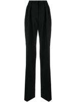 Sportmax pantalon plissé à taille haute - Noir