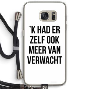 Meer verwacht: Samsung Galaxy S7 Transparant Hoesje met koord