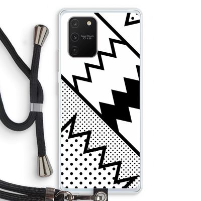 Pop Art #5: Samsung Galaxy S10 Lite Transparant Hoesje met koord