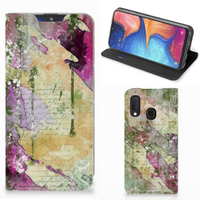 Bookcase Samsung Galaxy A20e Letter Painting