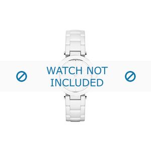 DKNY horlogeband NY2291 Keramiek Wit