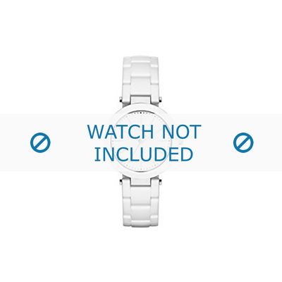 DKNY horlogeband NY2291 Keramiek Wit