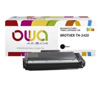 Toner OWA alternatief tbv Brother TN-2420BK zwart