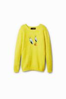 Trui met gezicht van Tweety - YELLOW - 11/12