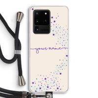 Sterren: Samsung Galaxy S20 Ultra Transparant Hoesje met koord