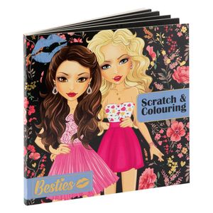 Besties - kras- & kleurboek