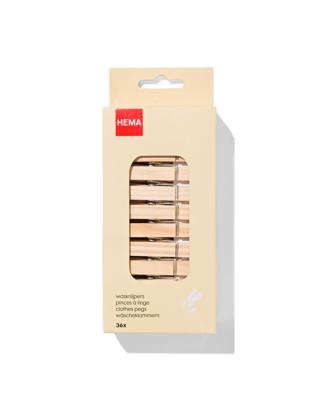HEMA Wasknijpers hout - 36 stuks