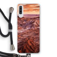 Mars: Samsung Galaxy A70 Transparant Hoesje met koord