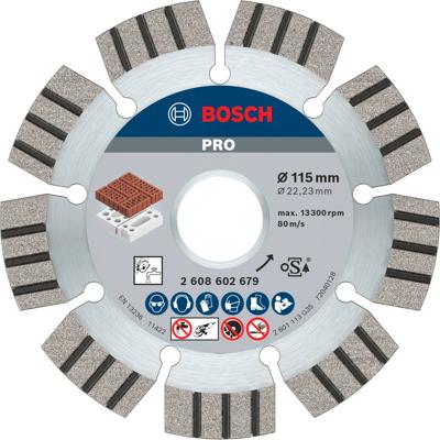 Bosch Accessories 2608602679 Bosch Power Tools Diamanten doorslijpschijf Diameter 115 mm 1 stuk(s)