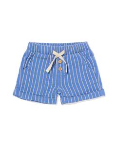 HEMA Baby Korte Broek Strepen Blauw (blauw)