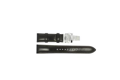 Horlogeband Seiko SRPD37J1 / 4R35-01T0 / L0KE011J0 Leder Donkerbruin 20mm