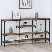 Wandtafel met plank Oud hout 160 x 29 x 80 cm Bewerkt hout