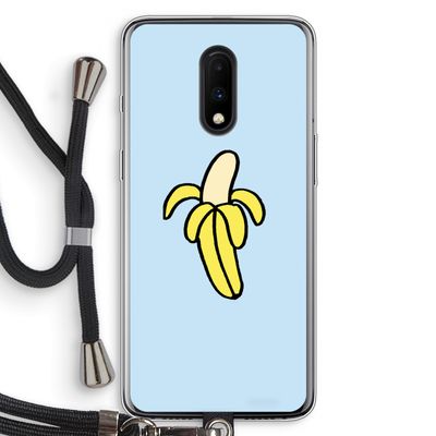 Banana: OnePlus 7 Transparant Hoesje met koord