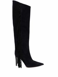 Alexandre Vauthier bottes à franges - Noir